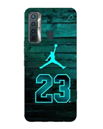 Чехол для TECNO Camon 17 с картинкой «Jordan Cyan 23» Чехол для TECNO Camon 17 с картинкой «Jordan Cyan 23»