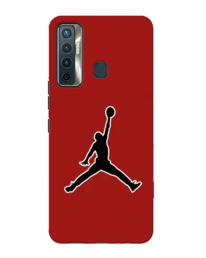 Чехол для TECNO Camon 17 с картинкой «Jordan Red Back» Чехол для TECNO Camon 17 с картинкой «Jordan Red Back»