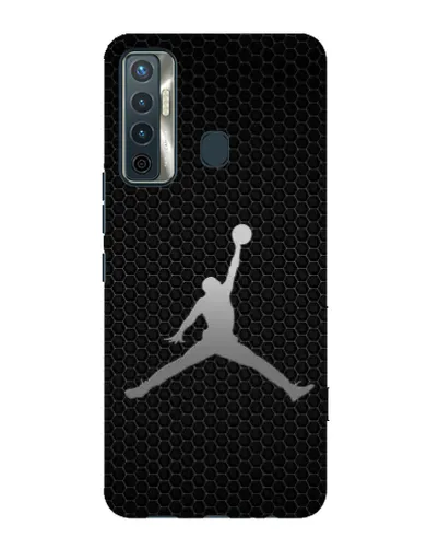 Чехол для TECNO Camon 17 с картинкой «Jordan Dark Carbon» Чехол для TECNO Camon 17 с картинкой «Jordan Dark Carbon»