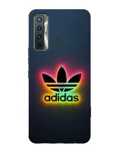 Чехол для TECNO Camon 17 с картинкой «Неоновый Adidas»