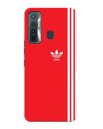 Чехол для TECNO Camon 17 с картинкой «Красный минимализм Adidas» Чехол для TECNO Camon 17 с картинкой «Красный минимализм Adidas»
