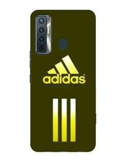 Чехол для TECNO Camon 17 с картинкой «Оливковый градиент Adidas»