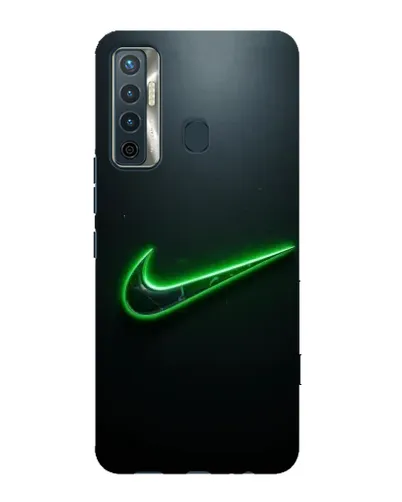 Чехол для TECNO Camon 17 с картинкой «Неоновый контур Nike» Чехол для TECNO Camon 17 с картинкой «Неоновый контур Nike»