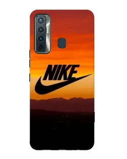 Чехол для TECNO Camon 17 с картинкой «Nike — вечерний горизонт»