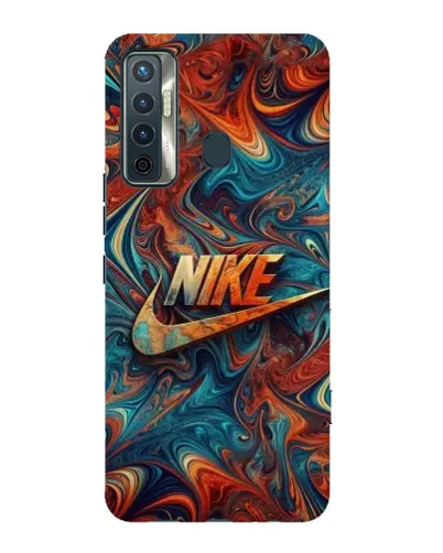 Чехол для TECNO Camon 17 с картинкой «Nike в абстракции» Чехол для TECNO Camon 17 с картинкой «Nike в абстракции»