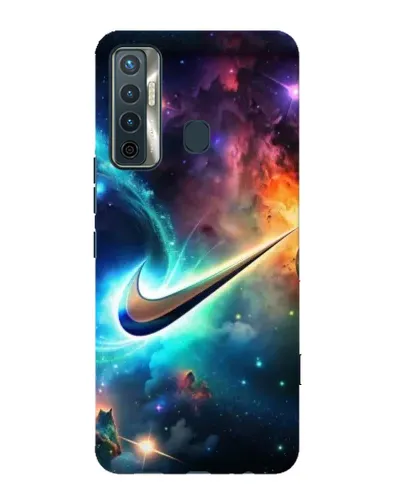 Чехол для TECNO Camon 17 с картинкой «Космический Nike Swoosh» Чехол для TECNO Camon 17 с картинкой «Космический Nike Swoosh»