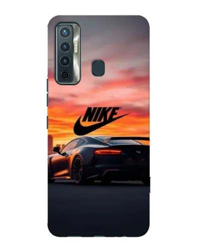 Чехол для TECNO Camon 17 с картинкой «Nike и суперкар» Чехол для TECNO Camon 17 с картинкой «Nike и суперкар»