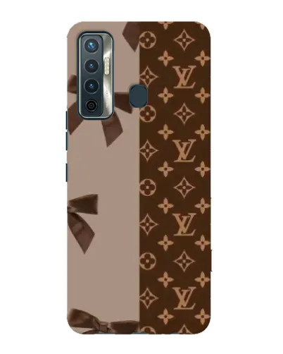 Чехол для TECNO Camon 17 с картинкой «Louis Vuitton — банты» Чехол для TECNO Camon 17 с картинкой «Louis Vuitton — банты»