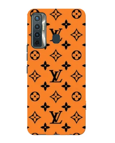 Чехол для TECNO Camon 17 с картинкой «Оранжевый стиль LV» Чехол для TECNO Camon 17 с картинкой «Оранжевый стиль LV»