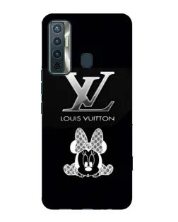Чехол для TECNO Camon 17 с картинкой «LV и Минни Маус»