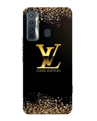 Чехол для TECNO Camon 17 с картинкой «LV — золотые искры» Чехол для TECNO Camon 17 с картинкой «LV — золотые искры»