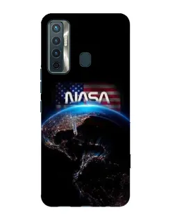 Чехол для TECNO Camon 17 с картинкой «Земля из космоса NASA»