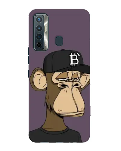 Чехол для TECNO Camon 17 с картинкой «Bored Ape в кепке» Чехол для TECNO Camon 17 с картинкой «Bored Ape в кепке»