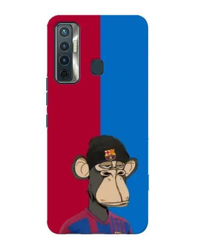 Чехол для TECNO Camon 17 с картинкой «Bored Ape — фанат Барсы» Чехол для TECNO Camon 17 с картинкой «Bored Ape — фанат Барсы»