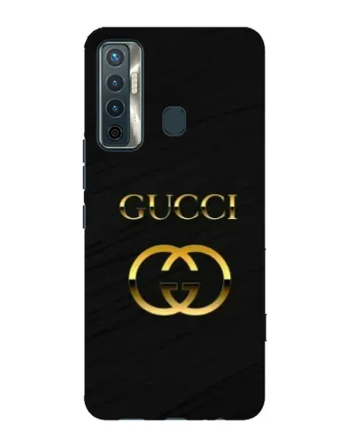 Чехол для TECNO Camon 17 с картинкой «Золотой логотип Gucci» Чехол для TECNO Camon 17 с картинкой «Золотой логотип Gucci»