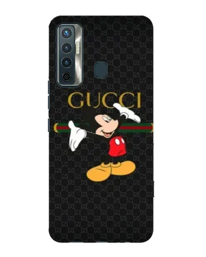 Чехол для TECNO Camon 17 с картинкой «Микки Маус Gucci» Чехол для TECNO Camon 17 с картинкой «Микки Маус Gucci»