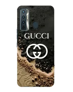 Чехол для TECNO Camon 17 с картинкой «Gucci — песчаные дюны»