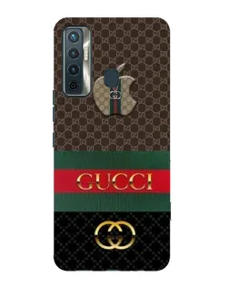 Чехол для TECNO Camon 17 с картинкой «Gucci — брендированный десерт»