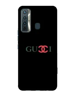 Чехол для TECNO Camon 17 с картинкой «Gucci — красный градиент»
