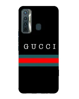 Чехол для TECNO Camon 17 с картинкой «Gucci — красный пояс»