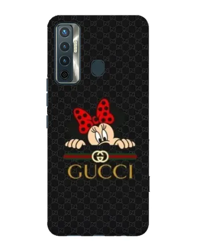Чехол для TECNO Camon 17 с картинкой «Минни Маус Gucci — черный» Чехол для TECNO Camon 17 с картинкой «Минни Маус Gucci — черный»