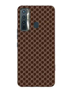 Чохол для TECNO Camon 17 з картинкою «Gucci — шоколадна сітка» Чохол для TECNO Camon 17 з картинкою «Gucci — шоколадна сітка»