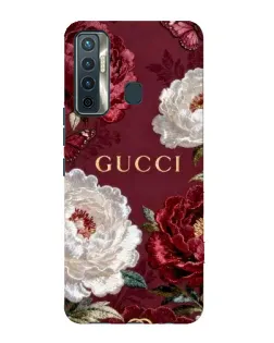 Чохол для TECNO Camon 17 з картинкою «Gucci — бордові троянди» Чохол для TECNO Camon 17 з картинкою «Gucci — бордові троянди»