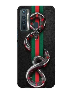 Чохол для TECNO Camon 17 з картинкою «Gucci — змія на смузі» Чохол для TECNO Camon 17 з картинкою «Gucci — змія на смузі»