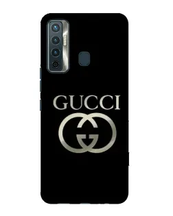 Чохол для TECNO Camon 17 з картинкою «Gucci — золото на чорному» Чохол для TECNO Camon 17 з картинкою «Gucci — золото на чорному»