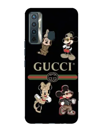 Чохол для TECNO Camon 17 з картинкою «Gucci — герої Disney та монограма» Чохол для TECNO Camon 17 з картинкою «Gucci — герої Disney та монограма»