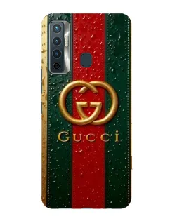 Чохол для TECNO Camon 17 з картинкою «Gucci — фірмова смуга та золото» Чохол для TECNO Camon 17 з картинкою «Gucci — фірмова смуга та золото»