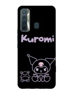 Чохол для TECNO Camon 17 з картинкою «Kuromi — чорний мінімалізм» Чохол для TECNO Camon 17 з картинкою «Kuromi — чорний мінімалізм»