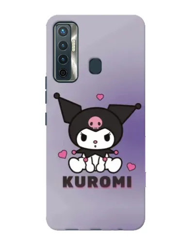 Чехол для TECNO Camon 17 с картинкой «Kuromi — фиолетовый арт» Чехол для TECNO Camon 17 с картинкой «Kuromi — фиолетовый арт»