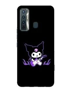 Чохол для TECNO Camon 17 з картинкою «Електрична Kuromi» Чохол для TECNO Camon 17 з картинкою «Електрична Kuromi»