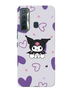 Чохол для TECNO Camon 17 з картинкою «Kuromi та лавандові серця» Чохол для TECNO Camon 17 з картинкою «Kuromi та лавандові серця»