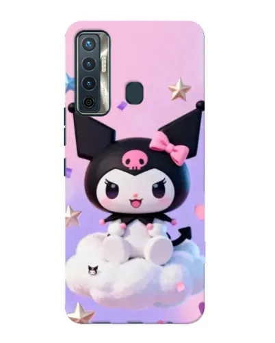 Чехол для TECNO Camon 17 с картинкой «Рок-звезда Kuromi» Чехол для TECNO Camon 17 с картинкой «Рок-звезда Kuromi»