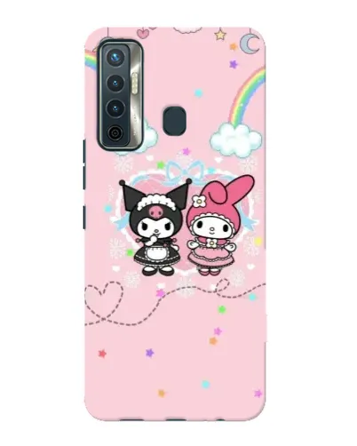 Чехол для TECNO Camon 17 с картинкой «My Melody и Kuromi» Чехол для TECNO Camon 17 с картинкой «My Melody и Kuromi»