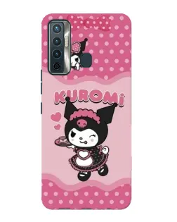 Чохол для TECNO Camon 17 з картинкою «Kuromi в окулярах» Чохол для TECNO Camon 17 з картинкою «Kuromi в окулярах»