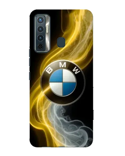 Чехол для TECNO Camon 17 с картинкой «Золотистый дым BMW» Чехол для TECNO Camon 17 с картинкой «Золотистый дым BMW»