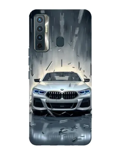 Чехол для TECNO Camon 17 с картинкой «BMW в свете фар» Чехол для TECNO Camon 17 с картинкой «BMW в свете фар»
