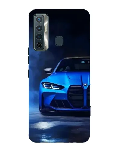 Чехол для TECNO Camon 17 с картинкой «Голубая BMW M4» Чехол для TECNO Camon 17 с картинкой «Голубая BMW M4»