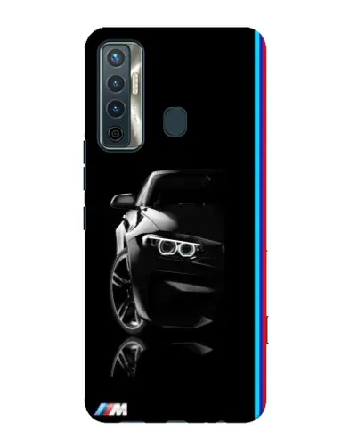 Чехол для TECNO Camon 17 с картинкой «Силуэт BMW в темноте» Чехол для TECNO Camon 17 с картинкой «Силуэт BMW в темноте»