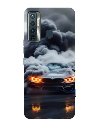 Чехол для TECNO Camon 17 с картинкой «BMW в дыму» Чехол для TECNO Camon 17 с картинкой «BMW в дыму»