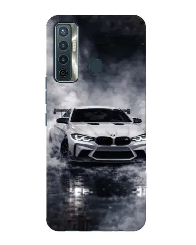 Чехол для TECNO Camon 17 с картинкой «BMW сквозь туман» Чехол для TECNO Camon 17 с картинкой «BMW сквозь туман»