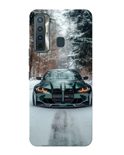 Чехол для TECNO Camon 17 с картинкой «BMW в зимнем лесу» Чехол для TECNO Camon 17 с картинкой «BMW в зимнем лесу»