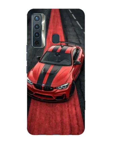 Чехол для TECNO Camon 17 с картинкой «BMW на красной дорожке» Чехол для TECNO Camon 17 с картинкой «BMW на красной дорожке»