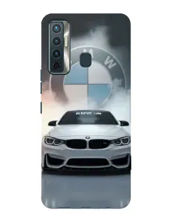 Чехол для TECNO Camon 17 с картинкой «BMW в белом дыму» Чехол для TECNO Camon 17 с картинкой «BMW в белом дыму»