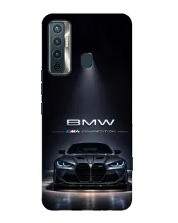 Чехол для TECNO Camon 17 с картинкой «BMW сквозь ночной город» Чехол для TECNO Camon 17 с картинкой «BMW сквозь ночной город»