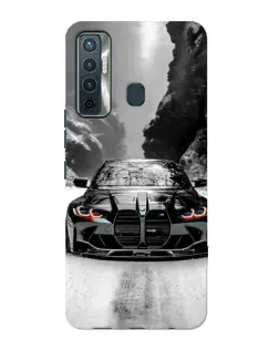 Чехол для TECNO Camon 17 с картинкой «BMW — акварельный дрифт» Чехол для TECNO Camon 17 с картинкой «BMW — акварельный дрифт»