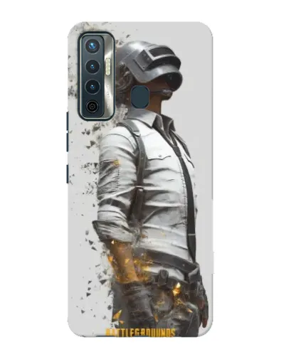 Чехол для TECNO Camon 17 с картинкой «PUBG — боец в пыли» Чехол для TECNO Camon 17 с картинкой «PUBG — боец в пыли»